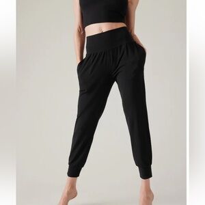 EUC - Athleta Salutation Joggers - size XXS and M - black